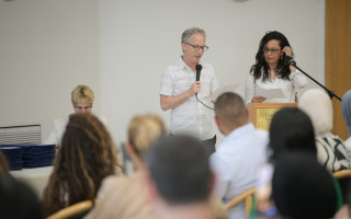 Adar Cohen and Samira Alayan